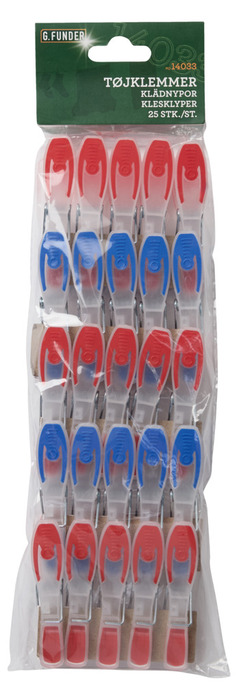 Tvättklämma 25-pack G. Funder
